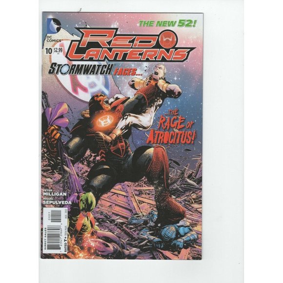 DC Comics Red Lantern Stormwatch Faces #10 The Rage Of Atrocitus Comic Book - Picture 1 of 10